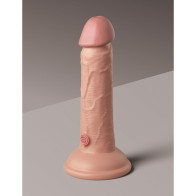 Pipedream King Cock Elite Dildo Vibrador 6 in. con Ventosa