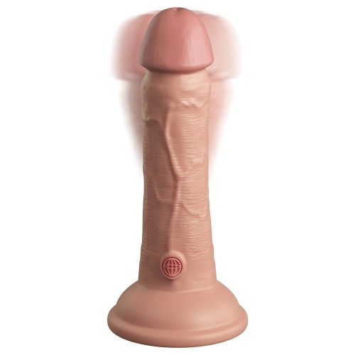 Pipedream King Cock Elite Dildo Vibrador 6 in. con Ventosa