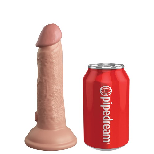 Pipedream King Cock Elite 6 in. Vibrating Dildo with Suction Cup