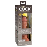 Dildo Vibrante Realista Pipedream King Cock Elite de 6 in.