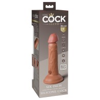 Dildo Vibrante Realista Pipedream King Cock Elite de 6 in.