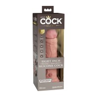 Dildo Realista Vibrador Pipedream King Cock Elite de 8 Pulgadas para Placer