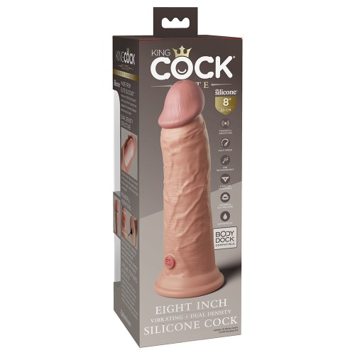 Pipedream King Cock Elite 8 in. Vibrating Dildo for Pleasure