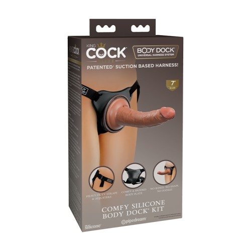 Pipedream King Cock Elite Kit de Dock de Cuerpo de Silicona