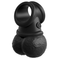 King Cock Elite Deluxe Silicone Body Dock Kit Beige/Black