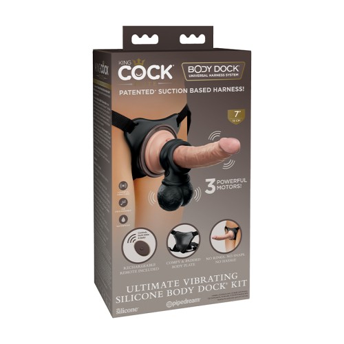 Kit Body Dock Vibratorio Ultimate King Cock Elite