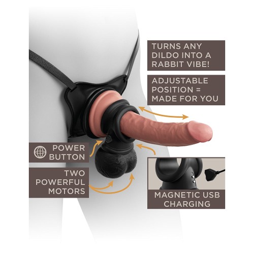 King Cock Elite Ultimate Vibrating Body Dock Kit