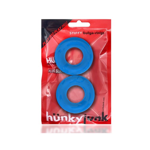 OxBalls Stiffy Pack de 2 Cockrings de Silicona