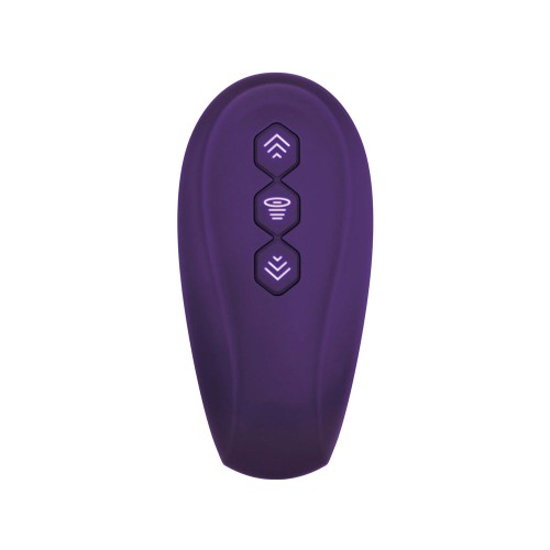 Evolved 2 Become 1 Dildo Strapless Recargable con Control Remoto - Púrpura