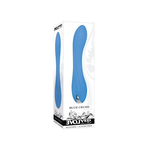 Vibrador Recargable Evolved Blue Crush para Punto G