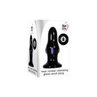 Adam & Eve Rear Rocker Rechargeable Vibrating Glass Anal Plug