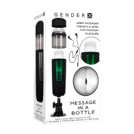 Rechargeable Thrusting Spinning Stroker Black