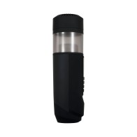 Rechargeable Thrusting Spinning Stroker Black