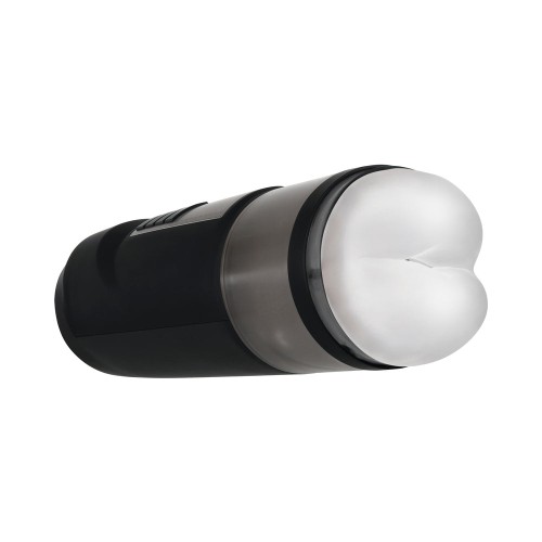 Rechargeable Thrusting Spinning Stroker Black