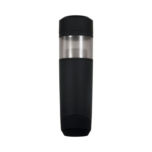 Rechargeable Thrusting Spinning Stroker Black