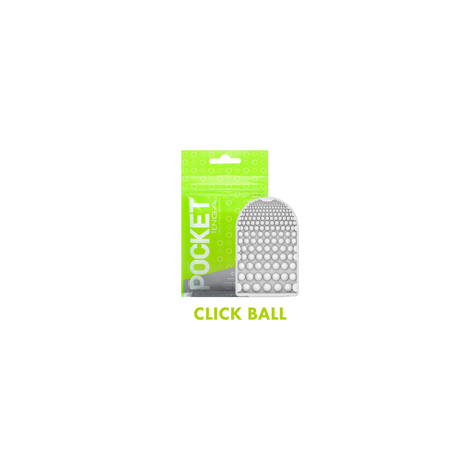 Tenga Pocket Masturbator Sleeve Click Ball for Pleasure on the Go