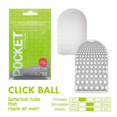 Tenga Pocket Masturbator Sleeve Click Ball for Pleasure on the Go