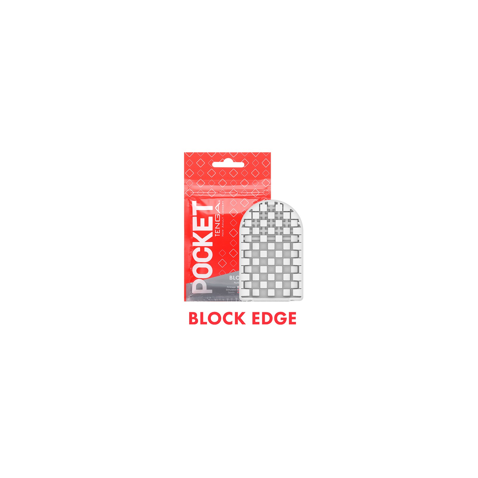 Tenga Pocket Masturbator Sleeve Block Edge