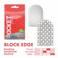 Masturbador Tenga Pocket Sleeve Block Edge