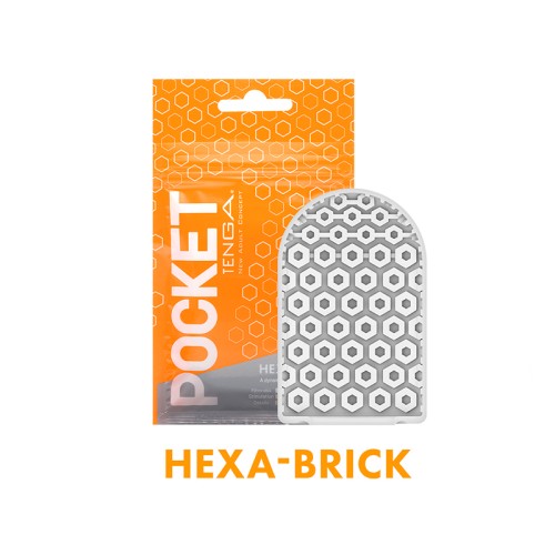 Tenga Sleeve de Masturbación Pocket Hexa Brick