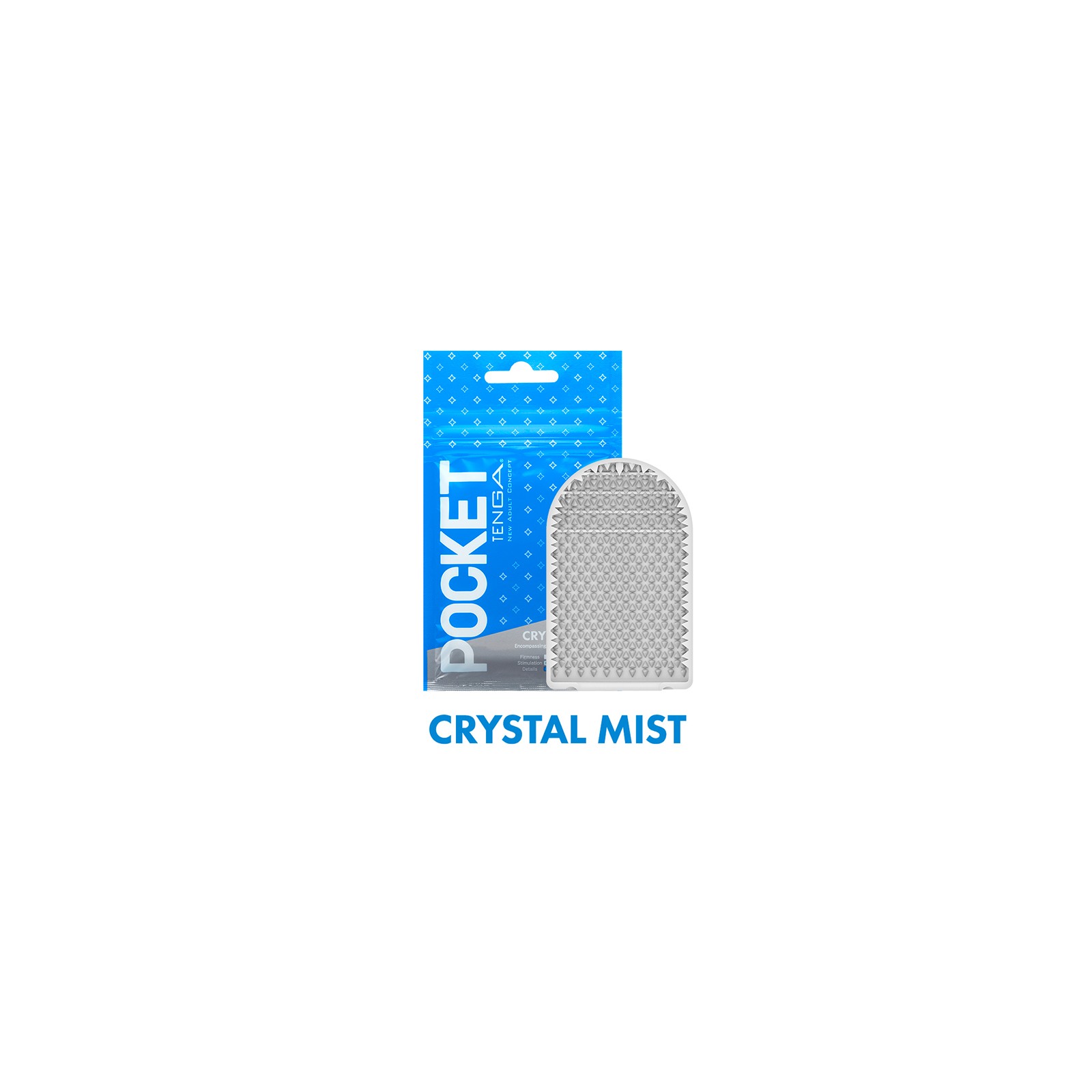 Sleeve Masturbador Tenga Pocket - Crystal Mist para el Placer Supremo