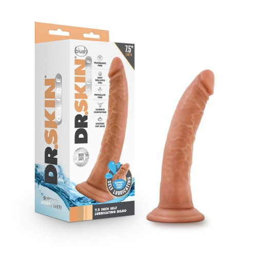 Dr. Skin Glide Dildo Realista Autolubricante de 7.5 in.