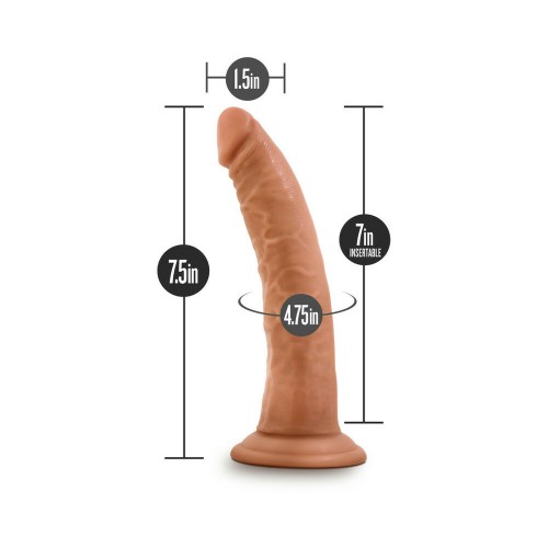 Dr. Skin Glide Realistic Self-Lubricating Dildo 7.5 in.