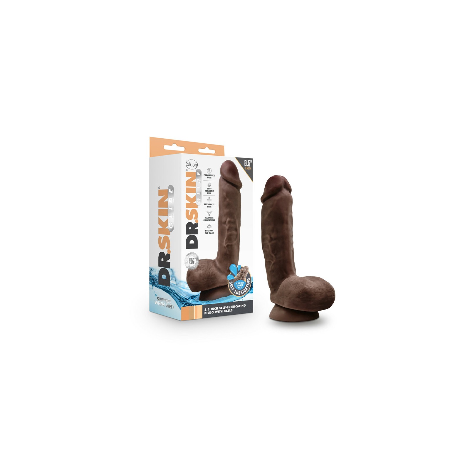 Dildo Dr. Skin Glide Realista Autolubricante