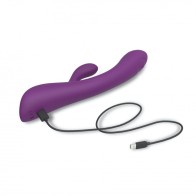 Love to Love Bunny & Clyde Rechargeable Tapping Rabbit Purple Rain