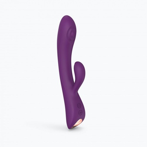 Love to Love Bunny & Clyde Rechargeable Tapping Rabbit Purple Rain