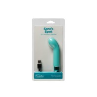 Bullet Recargable con Manga G-Spot Removible Sara’s Spot Aqua