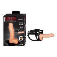 Erection Assistant Hollow Strap-On 8.5 in. White - Versatile Pleasure