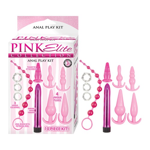 Pink Elite Collection Anal Play Kit - Perfect for Beginners