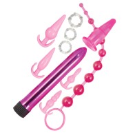 Pink Elite Collection Anal Play Kit - Perfect for Beginners