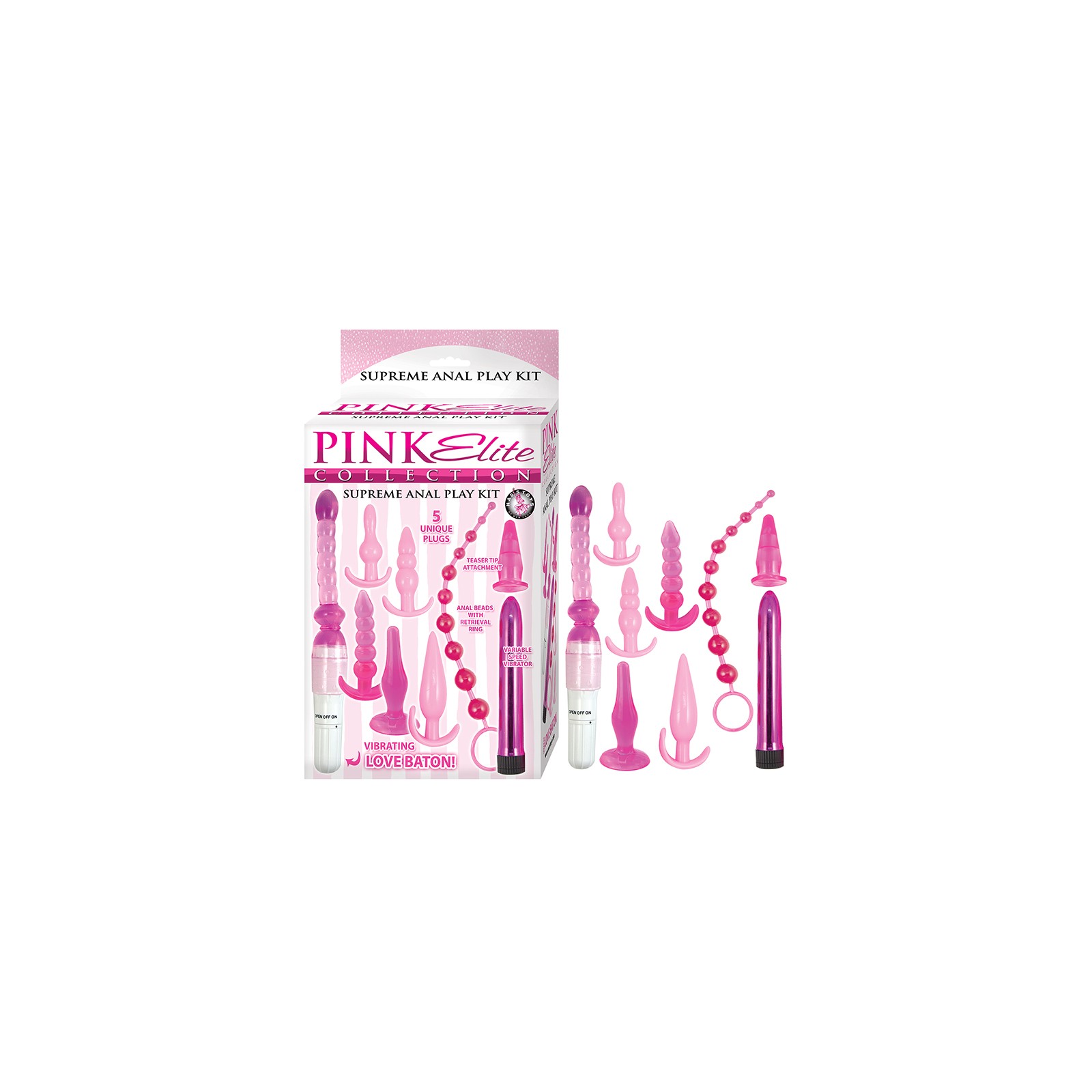 Pink Elite Collection Supreme Anal Play Kit