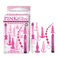 Kit Supremo de Juego Anal Colección Elite Rosa