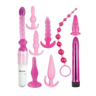 Kit Supremo de Juego Anal Colección Elite Rosa