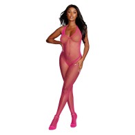 Dreamgirl Bodystocking con Tajo Abierto para una Sensación Seductora