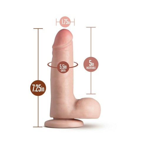 Loverboy K Pop Star Realistic Dildo with Balls Beige