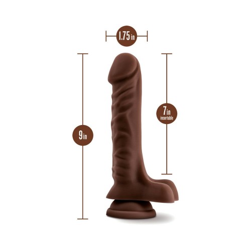 Loverboy Dildo Realista DJ 9 in. - Chocolate