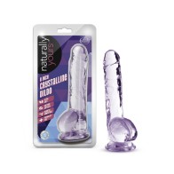 Dildo Cristalino Amatista de 8 pulgadas Naturally Yours