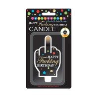 Happy Fucking Birthday Candle for Celebrations