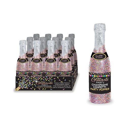 Dispensador de Popper de Champagne Glitterati para Celebraciones