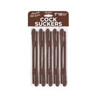 Pajitas Skins Pecker Chocolate Lovers Paquete de 10