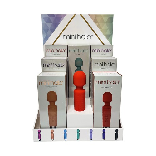 Mini Halo Vibrator Display in 7 Colors - Best Selling