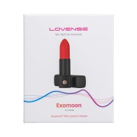 Lovense Exomoon Mini Lipstick Vibrator for Discreet Pleasure