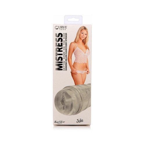 Curve Toys Mistress Julie Diamond Deluxe Stroker - Placer Supremo