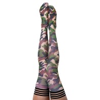 Kixies Alex Camo Thigh-Highs for All-Day Comfort