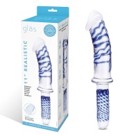 Glas 11 in. Double Ended Glass Dildo