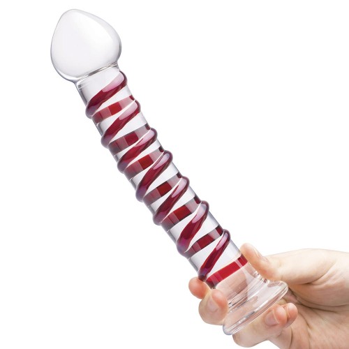 Dildo de Vidrio Sr. Swirly de 10 Pulgadas - Placer Máximo